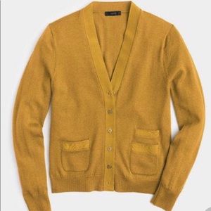 J CREW CARDIGAN SWEATER, merino wool.